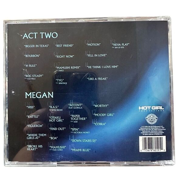 Signed Megan Thee Stallion – Megan (Act II) [2 CD Limited Edition] - Picture 2 of 6